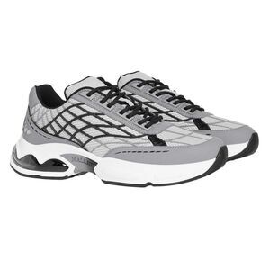 Mallet Mens Neptune Leather Sneakers / Gray